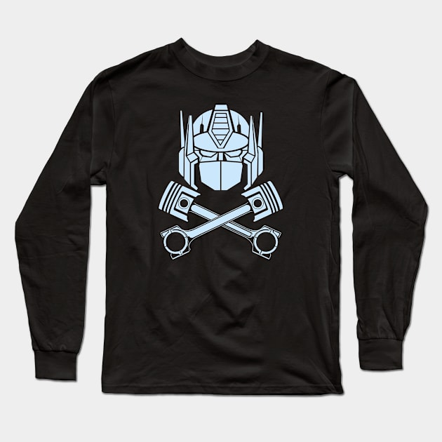 Transformers - GEN 1- Optimus Jolly Roger Long Sleeve T-Shirt by ROBZILLA